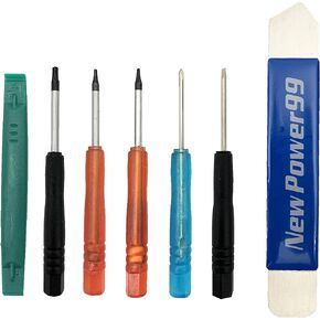 NewPower99 Deluxe Repair and Opening Tool Kit for Electronic Devices, Tablets, Laptops, GPS, ChromeBooks, eReaders and more with Metal Pry Tool