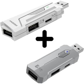 AX200 PC Mouse and Gaming Keyboard Adapter for Computer and PUBG Mouse and Gaming Keyboard Adapter for Android Phone/Tablet