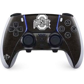 Skinit Decal Gaming Skin Compatible with PS5 DualSense Edge Pro Controller - Officially Licensed Ohio State University OSU Black Design