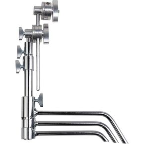 Matthews 5 "Pocket C-Stand مع 1/4" -20 محول-مصغرة C-Stand لتصوير المنتجات ومقاطع الفيديو على الطاولة ووقف الحركة وإنشاء المحتوى