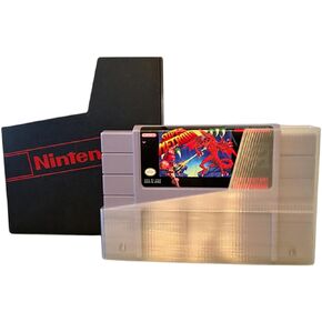 واقي غلاف الغبار على غرار خرطوشة NES لـ Super Nintendo ، وأكمام تخزين ثلاثية الأبعاد في 18 لونًا ، و 3 × علبة لعبة SNES المخصصة [3 عبوات]