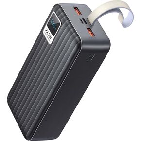 Portable Charger Power Bank 50000mah - PD 22.5W USB C Charger, QC 4.0 Fast Charging Battery Pack with LED Display 3 Outputs for iPhone, Samsung, iPad etc