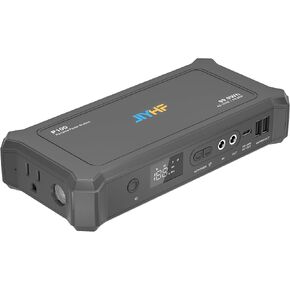 JIYHF Portable Power Bank with AC Outlet - 99.9Wh/27000mAh High Capacity Laptop Portable Charger,100W AC + 65W PD USB-C + 5521 DC Ports for Business Travel, Home & Outdoor, Emergency Backup