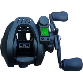 Led Screen Electronic Fishing Reels Waterproofs Sea Saltwater Ice Fishing Wheel Metal Baitcasting Reels Easy to Use