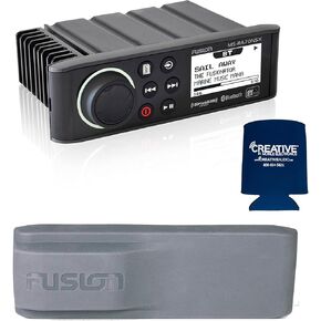 Fusion MS-RA70NSX Marine Stereo with MS-RA70CV Fusion Silicon Dust Cover RA70 Series