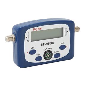 Professional TV Finder with and Buzzer for C Reception - High Sensitivity Strength Meter