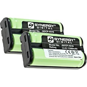Synergy Digital Cordless Phone Batteries, Compatible with Rayovac RAY72 Cordless Phone Combo-Pack Includes: 2 x SDCP-H316 Batteries