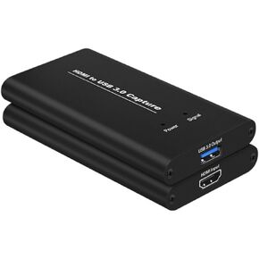 4K 1080P USB 3.0 Video Capture Box for PS4 Xbox Phone TV STB Game Recording Conference Computer PC Live Streaming