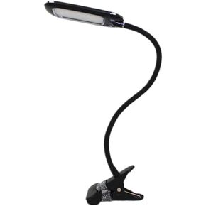 Lifekome Clip LED LED مصباح القراءة مع مرنة كتاب رعاية العين مرنة مستويات سطوع الضوء للسرير بجانب السرير استخدام أسود