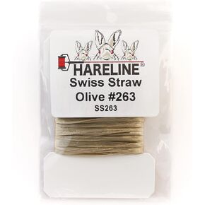 Hareline Swiss Straw Olive