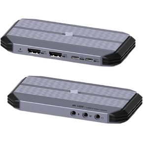 4K@60Hz Capture Card Card Tream*ing and gaming 4k 60fps hdr vrr rgb passthrough pd 100w for ps*5/4 xb*ox switch camera pc (thb04-1080p60hz)