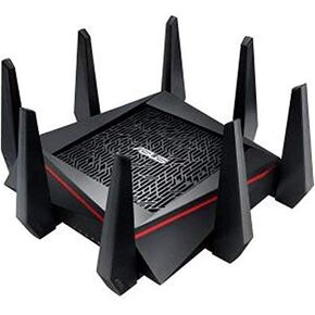 ASUS RT-AC5300 AC5300 Tri-Band WiFi Gaming Router, MU-MIMO, AiProtection Lifetime Security by Trend Micro, AiMesh Compatible for Mesh WiFi System, WTFast Game Accelerator (Renewed)