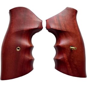 جديد! Grips متوافق مع Ruger GP 100 ، Super Redhawk ، الخشب الصلب السلس ، المصنوع يدويًا