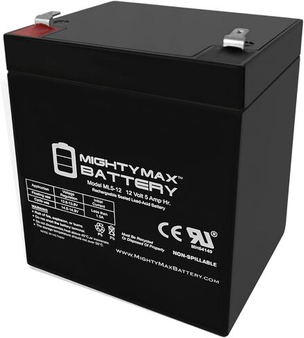 Mighty Max Battery ML5-12 -12V 4.5AH Home Alarm Security System SLA Battery in Kuwait