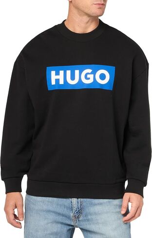 HUGO Men's Big Logo French Terry Sweatshirt in Saudi Arabia