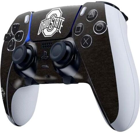 ألعاب Skinit Scenit Gaming Skin متوافقة مع PS5 DualSense Edge Pro Controller - جامعة ولاية أوهايو المرخص رسميًا OSU تصميم الأسود in Saudi Arabia