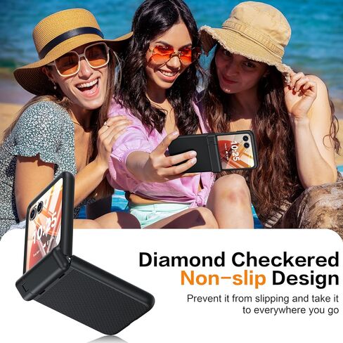 Magnetic for Motorola Razr Ultra 2025 Case [Hinge Protection＆Kickstand] [Built-in Front Screen Protector] [Compatible with MagSafe] Shockproof Full Body Phone Case for Moto Razr Ultra 2025 in Saudi Arabia