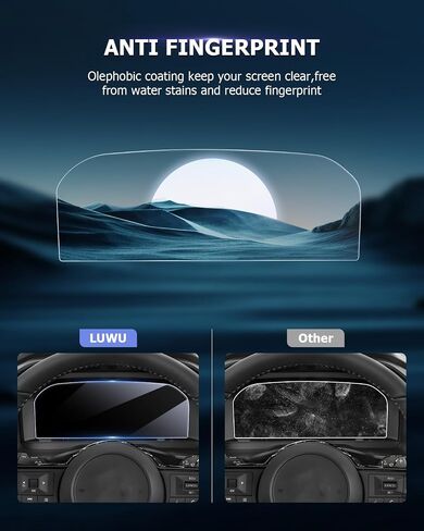 LUWU Screen Protector Compatible with 2021 2022 2023 2024 2025 Rogue Accessories Tempered Glass 2025 Rogue SV/SL/Platinum Touch Screen Display Digital Instrument Panel 12.3-Inch in Kuwait