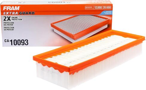 FRAM Extra Guard CA10093 Replacement Engine Air Filter for 2006-2011 Chevrolet HHR (2.4L & 2.2L) Models, Provides Up to 12 Months or 12,000 Miles Filter Protection in Saudi Arabia