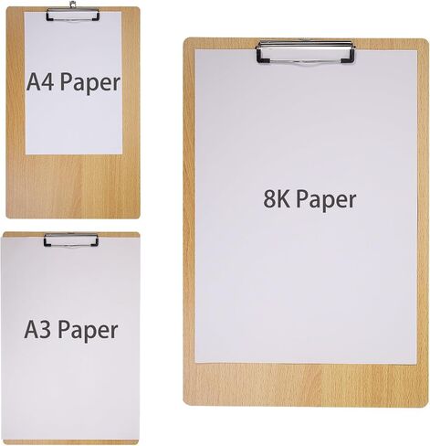 BOMKEE 2 Pack Extra Large Clipboard, 11x17 inch Legal Size Wooden Landscape Clipboard Horizontal Clipboards for Artists Drawing, Sketching in Saudi Arabia
