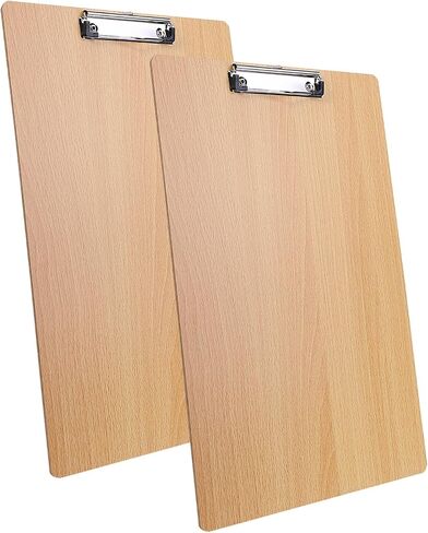 BOMKEE 2 Pack Extra Large Clipboard, 11x17 inch Legal Size Wooden Landscape Clipboard Horizontal Clipboards for Artists Drawing, Sketching in Saudi Arabia
