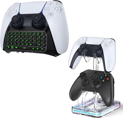 MoKo Keyboard for PS5 Controller with Backlight with Controller Holder in Saudi Arabia
