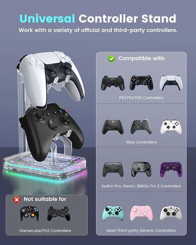 MoKo Keyboard for PS5 Controller with Backlight with Controller Holder in Saudi Arabia