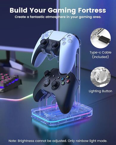 MoKo Keyboard for PS5 Controller with Backlight with Controller Holder in Saudi Arabia