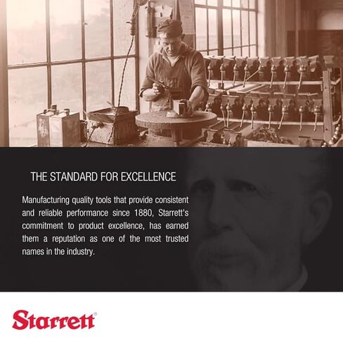 Starrett Drive Pin Punch Set with Knurled Grip and Protective Vinyl Case - 4" Length, 1/16", 3/32", 1/8", 5/32", 3/16", 7/32", 1/4", 5/16" Punch Diameter - S565PC in Kuwait