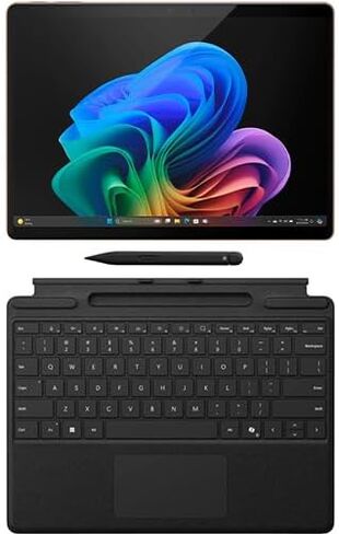 Microsoft Surface Pro Copilot+ PC Touchscreen 13" LCD Snapdragon X Plus Processor 16GB RAM 512GB SSD (11th Edition) Dune, Pro Keyboard, and Surface Pen (Slim Pen 2, Dune) in Saudi Arabia