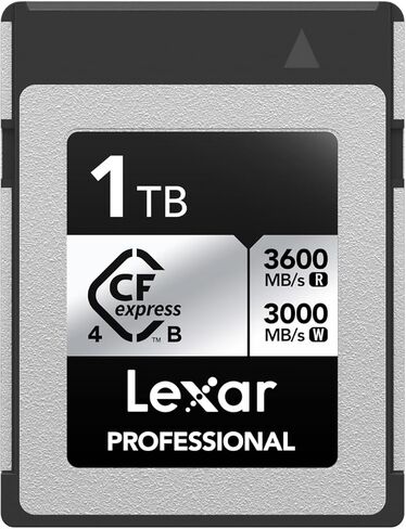 Lexar Professional SILVER Series CFexpress Type A Card 160GB, CFe Card Up to 800MB/s Read, VPG200, 8K Video CF Card, Memory Card Compatible with Sony Alpha and Sony FX Cameras (LCAEXSL160G-RNENG) in Saudi Arabia