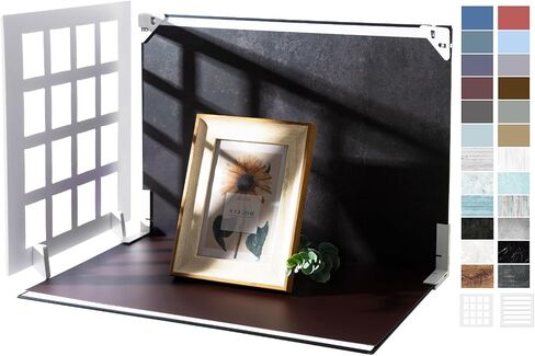 Photography Backdrop Product Photo Background: Small Product Photoshoot Props kit for Food Jewelry Mini Items Picture. (16x11.5inch Board Plus) in Saudi Arabia