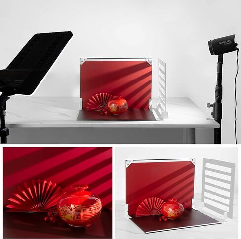 Photography Backdrop Product Photo Background: Small Product Photoshoot Props kit for Food Jewelry Mini Items Picture. (16x11.5inch Board Plus) in Saudi Arabia