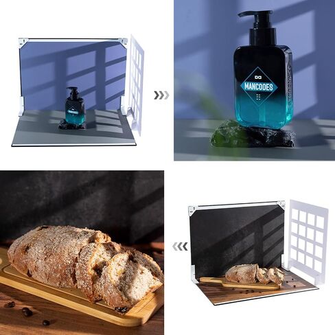 Photography Backdrop Product Photo Background: Small Product Photoshoot Props kit for Food Jewelry Mini Items Picture. (16x11.5inch Board Plus) in Saudi Arabia