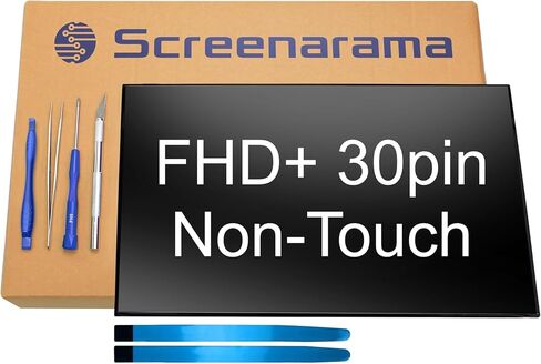 Screenarama استبدال الشاشة الجديدة لـ Lenovo ThinkPad E16 Gen 1 21JT 21JU 21JN (FHD+ 30PIN 1920X1200) IPS LCD LED مع أدوات وشريط in Kuwait