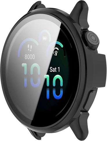 متوافق مع Garmin Vivoactive 6 Screen Protector ، غطاء واقي مقاوم للخدش المقاوم للكمبيوتر الشخصي لملحقات الساعات الذكية Vivoactive6 (Clear) in Kuwait