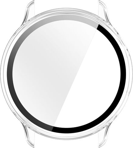 Compatible for Garmin Vivoactive 6 Screen Protector, All-Around PC Scratch-Resistant Bumper Protective Cover for Vivoactive6 Smartwatch Accessories (Clear) in Kuwait