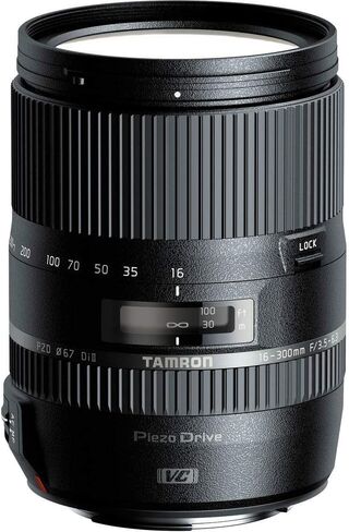 Tamron 16-300mm f/3.5-6.3 DI-II VC PZD All-in-One Lens for Canon APS-C Digital SLR Cameras (6 سنوات ضمان الولايات المتحدة الأمريكية) in Saudi Arabia