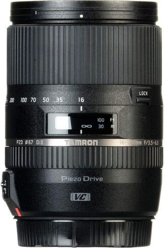 Tamron 16-300mm f/3.5-6.3 DI-II VC PZD All-in-One Lens for Canon APS-C Digital SLR Cameras (6 سنوات ضمان الولايات المتحدة الأمريكية) in Saudi Arabia