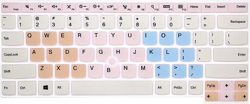 Silicone Keyboard Cover for Lenovo IdeaPad ThinkPad E430,E430C,E435,E330,E335,E445,E435,S430,L330,T430U Protector Skin-Bohemian Style in Saudi Arabia