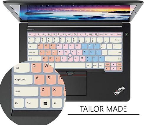 Silicone Keyboard Cover for Lenovo IdeaPad ThinkPad E430,E430C,E435,E330,E335,E445,E435,S430,L330,T430U Protector Skin-Bohemian Style in Saudi Arabia