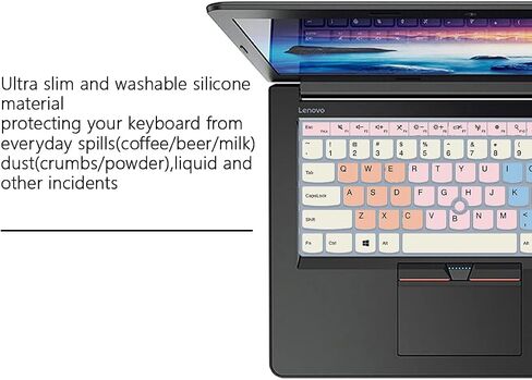 Silicone Keyboard Cover for Lenovo IdeaPad ThinkPad E430,E430C,E435,E330,E335,E445,E435,S430,L330,T430U Protector Skin-Bohemian Style in Saudi Arabia