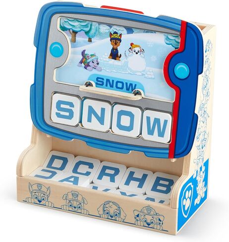 Melissa & Doug PAW Patrol Wooden See & Spell Pup Pad Game - PAW Patrol Spelling Activity, PAW Patrol Toys, Word Games For Kids Ages 4+ - FSC-Certified Materials in Saudi Arabia