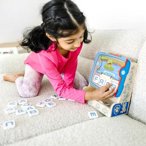 Melissa & Doug PAW Patrol Wooden See & Spell Pup Pad Game - PAW Patrol Spelling Activity, PAW Patrol Toys, Word Games For Kids Ages 4+ - FSC-Certified Materials in Saudi Arabia