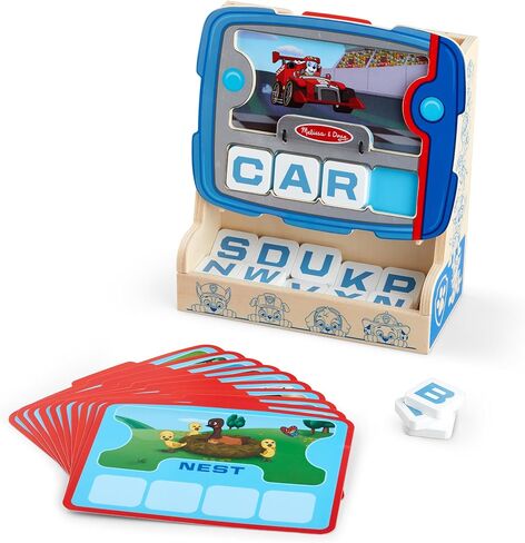 Melissa & Doug PAW Patrol Wooden See & Spell Pup Pad Game - PAW Patrol Spelling Activity, PAW Patrol Toys, Word Games For Kids Ages 4+ - FSC-Certified Materials in Saudi Arabia