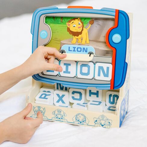 Melissa & Doug PAW Patrol Wooden See & Spell Pup Pad Game - PAW Patrol Spelling Activity, PAW Patrol Toys, Word Games For Kids Ages 4+ - FSC-Certified Materials in Saudi Arabia