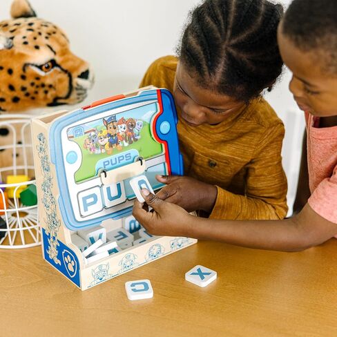 Melissa & Doug PAW Patrol Wooden See & Spell Pup Pad Game - PAW Patrol Spelling Activity, PAW Patrol Toys, Word Games For Kids Ages 4+ - FSC-Certified Materials in Saudi Arabia