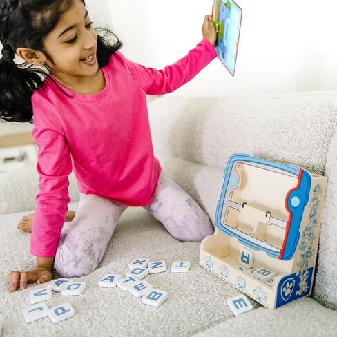 Melissa & Doug PAW Patrol Wooden See & Spell Pup Pad Game - PAW Patrol Spelling Activity, PAW Patrol Toys, Word Games For Kids Ages 4+ - FSC-Certified Materials in Saudi Arabia