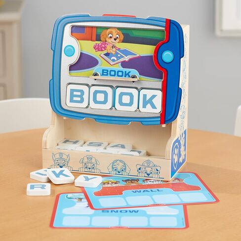 Melissa & Doug PAW Patrol Wooden See & Spell Pup Pad Game - PAW Patrol Spelling Activity, PAW Patrol Toys, Word Games For Kids Ages 4+ - FSC-Certified Materials in Saudi Arabia