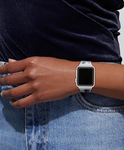 حزام Apple Watch Coach ، متوافق مع 38 مم ، 40 مم ، 41 ملم Apple Watch ، فرقة قابلة للتبديل ، تصميم الأزهار ، تخصيص أسلوبك in Saudi Arabia